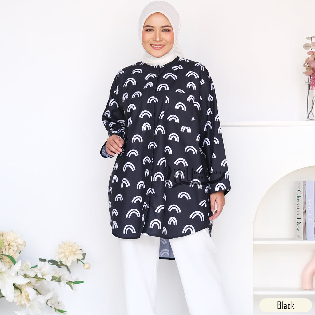 Emma Pocket Shirt (Abstract)
