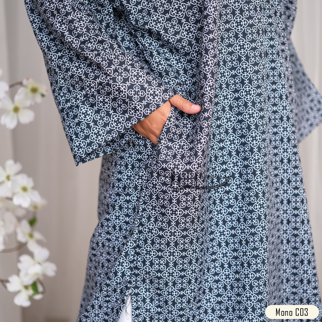 (Klasique Raya) Safia Monochrome