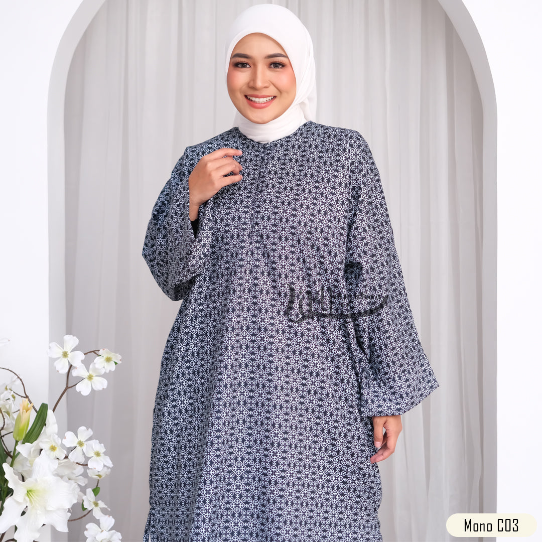 (Klasique Raya) Safia Monochrome