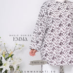 Emma Pocket Shirt (Monochrome Floral)