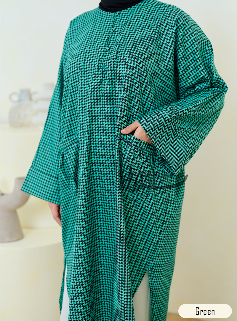 Adele Tunic (Houndstooth)