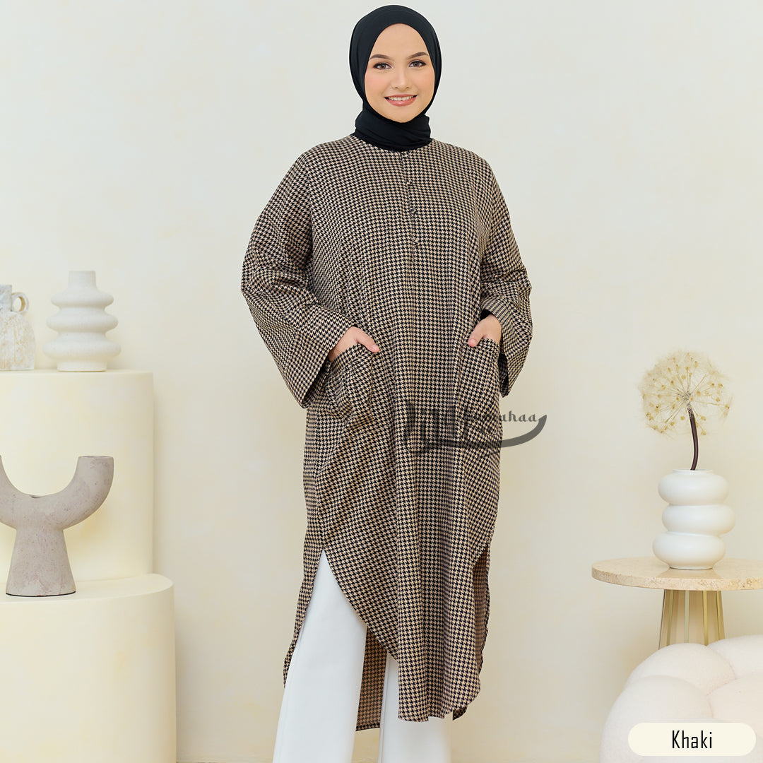 Adele Tunic (Houndstooth)