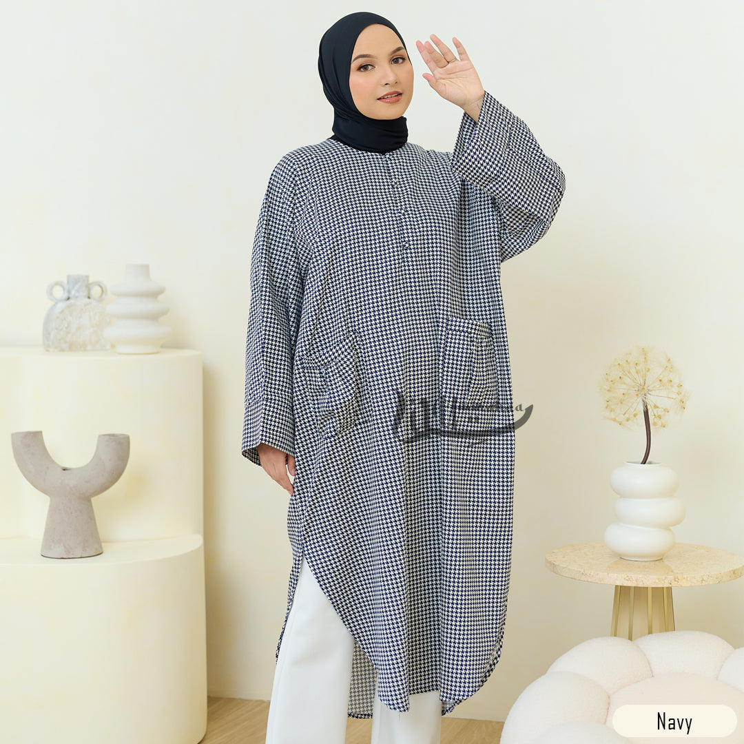 Adele Tunic (Houndstooth)